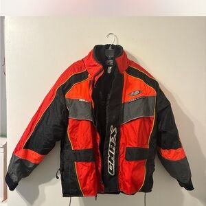Men's Red and Black Performance Jacket
